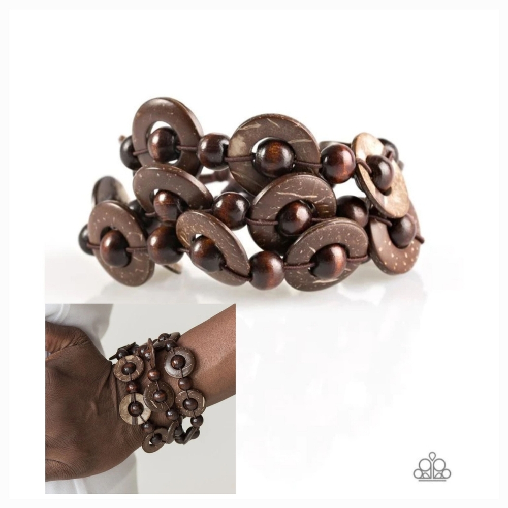 CANCUN CATCH BROWN BRACELET